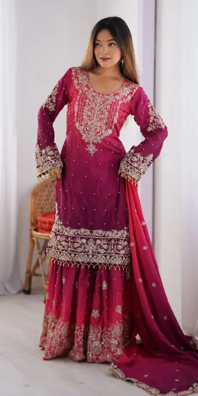 SP 01 Red Color Chinon Silk Designer Work Salwar Suit in Get it for ₹2499. Delivery 4-6 Working Days. Best Online Shop now. | Jump Suits, Salwar suit, Designer Suits, Casual Suits, Creative suits, Palazzo Suits, Party Wear Suits, Patiala Suits, Straight Suits