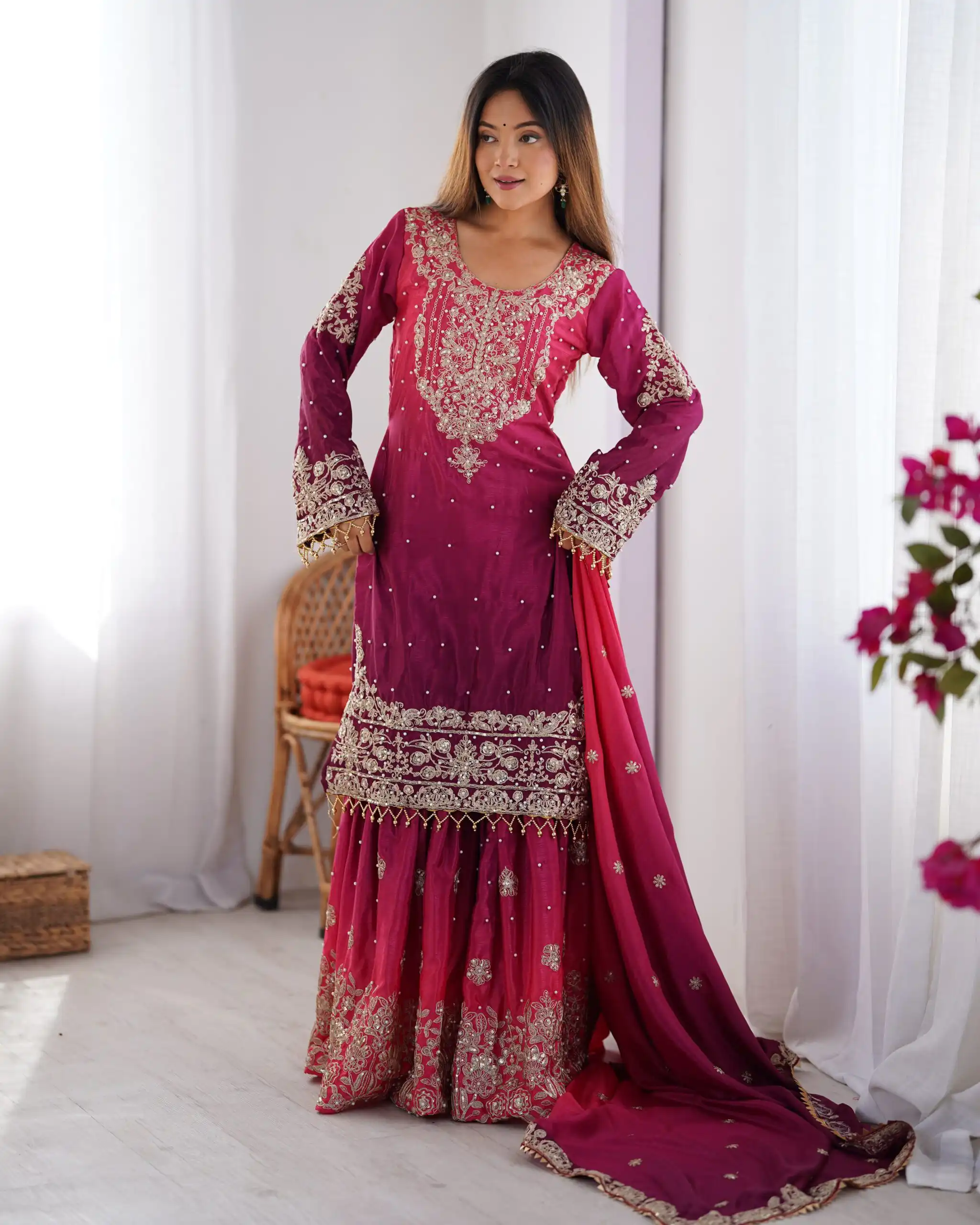 SP 01 Red Color Chinon Silk Designer Work Salwar Suit in Get it for ₹2499. Delivery 4-6 Working Days. Best Online Shop now. | Jump Suits, Salwar suit, Designer Suits, Casual Suits, Creative suits, Palazzo Suits, Party Wear Suits, Patiala Suits, Straight Suits