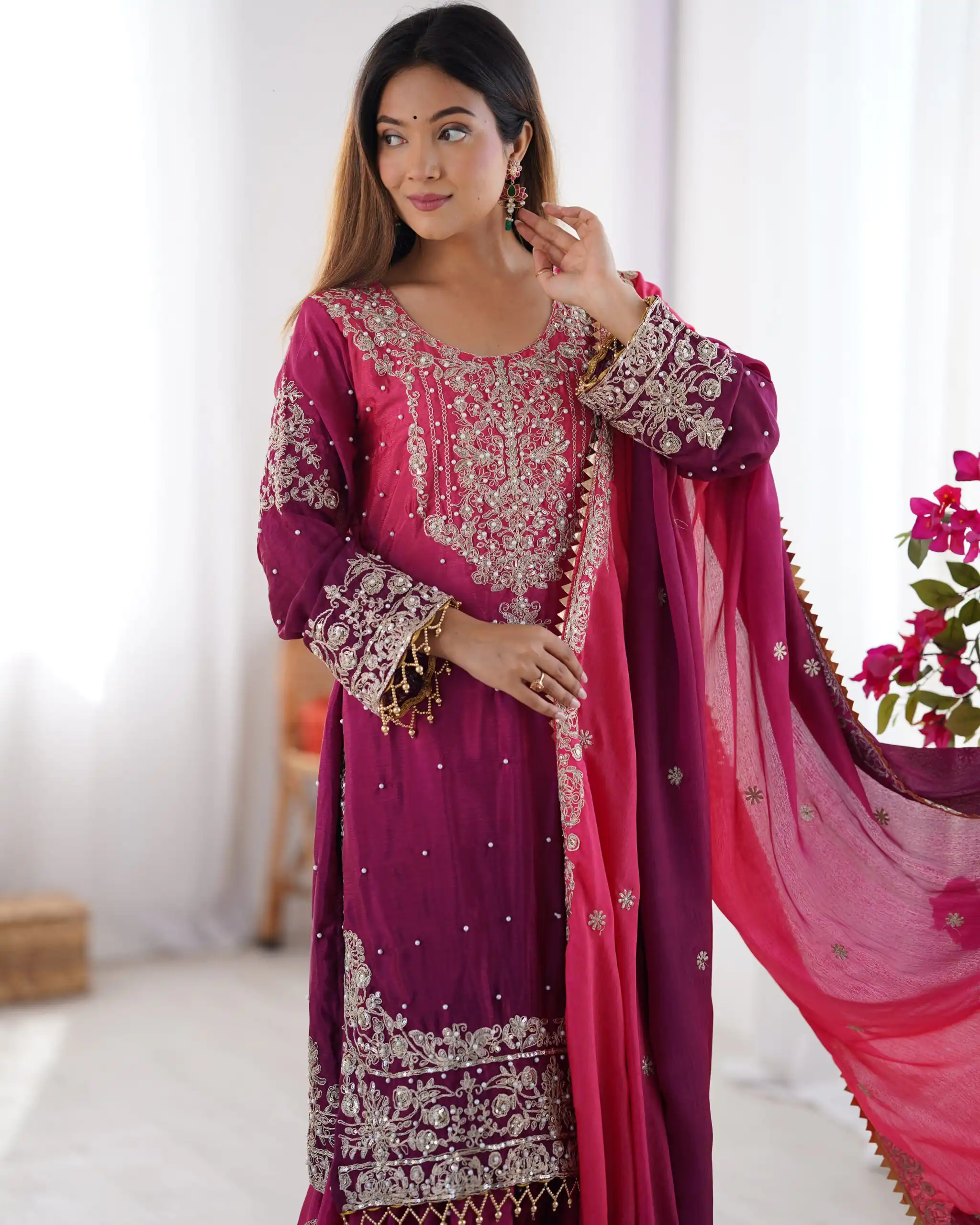 SP 01 Red Color Chinon Silk Designer Work Salwar Suit in Get it for ₹2499. Delivery 4-6 Working Days. Best Online Shop now. | Jump Suits, Salwar suit, Designer Suits, Casual Suits, Creative suits, Palazzo Suits, Party Wear Suits, Patiala Suits, Straight Suits