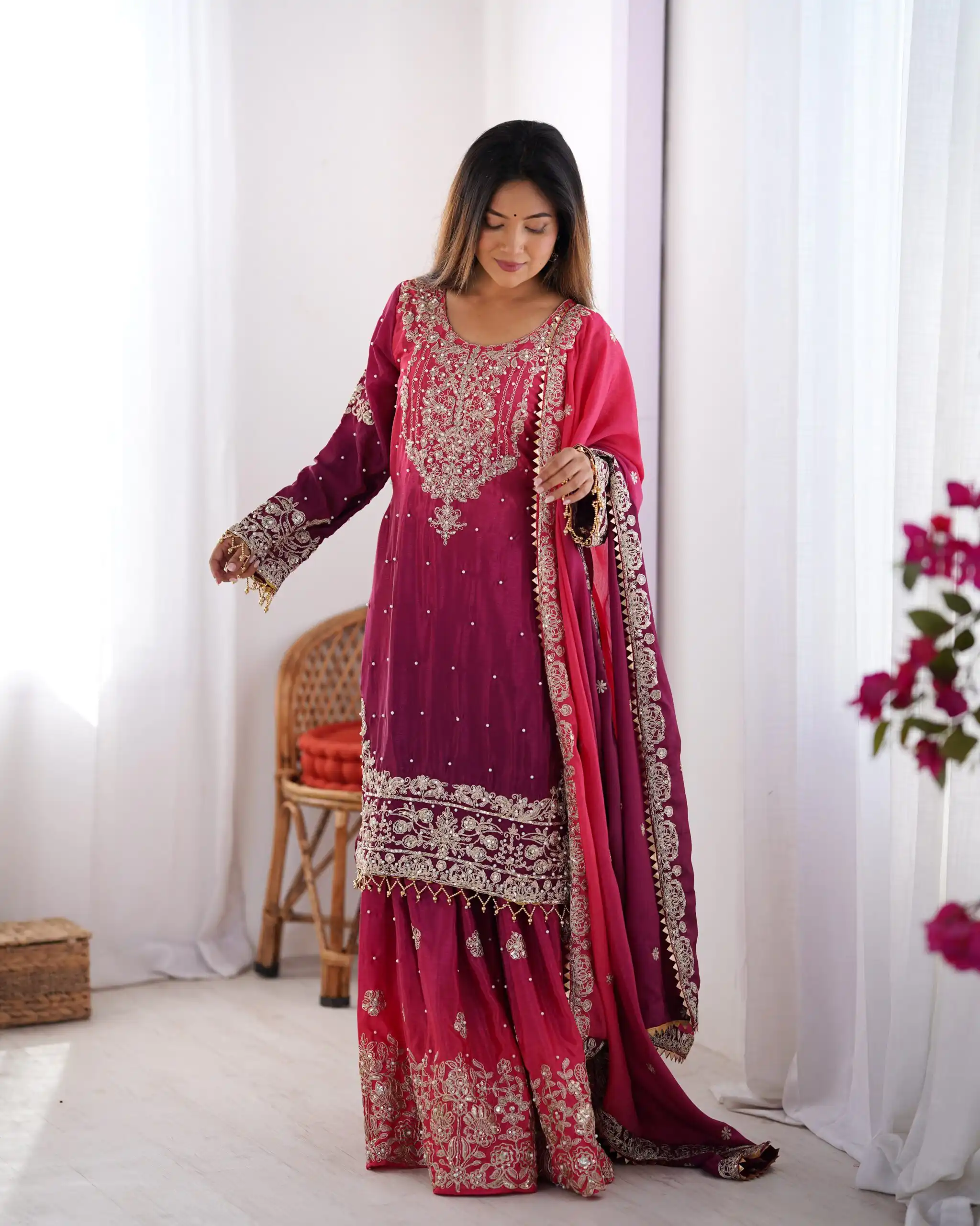 SP 01 Red Color Chinon Silk Designer Work Salwar Suit in Get it for ₹2499. Delivery 4-6 Working Days. Best Online Shop now. | Jump Suits, Salwar suit, Designer Suits, Casual Suits, Creative suits, Palazzo Suits, Party Wear Suits, Patiala Suits, Straight Suits