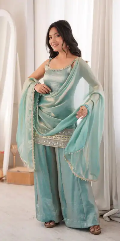 ZSR 3177 Sea Green in Doremon Crush Embroidery Work & Mirror Work Salwar Suit . Best Price ₹2099. Delivery 4-6 Working Days. Shop now. | Jump Suits, Salwar suit, Designer Suits, Casual Suits, Creative suits, Palazzo Suits, Party Wear Suits, Patiala Suits, Straight Suits