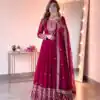 SSR 546 Pink in Georgette Embroidery Work & Sequins Work Gown . Get it for ₹2149. Delivery 4-6 Working Days. Online Shop now. | Gowns, Bollywood Gowns, Creative Gowns, Designer Gowns, Embroidered Gowns, Party Wear Gowns