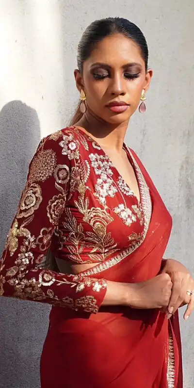 JR 646 Red Georgette Saree Perfect for Wedding, Party, Traditional Day, Housewarming, Pongal – . Exclusive Offer ₹1699. Delivery 4-6 Working Days. Shop | Sarees, Bollywood Sarees, Creative Sarees, Designer Sarees, Embroidered Sarees, Ethnic Saree, Modern Digital sarees, Party Wear Sarees