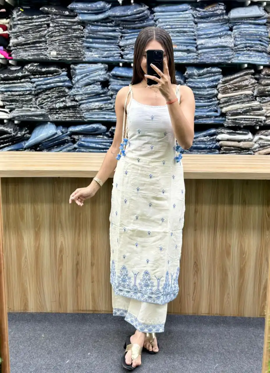 MF 476 Blue Embroidery Sequins Work Salwar Suit in Pink Maska Cotton Silk. Wedding, Party, Festive, Price 2049 - Delivery 4-6 Working Days. Shop now. | Jump Suits, Salwar suit, Designer Suits, Casual Suits, Creative suits, Palazzo Suits, Party Wear Suits, Patiala Suits, Straight Suits