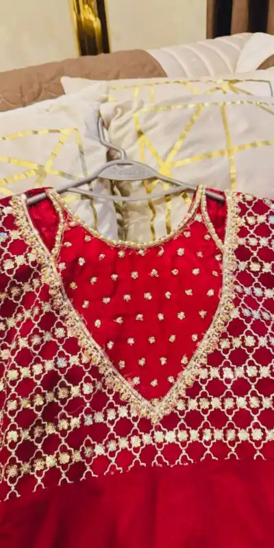 JF 049 Red Georgette Gown with Embroidery Work & Sequins Work. Exclusive Offer ₹2149. Delivery 4-6 Working Days. Shop now. | Gowns, Bollywood Gowns, Creative Gowns, Designer Gowns, Embroidered Gowns, Party Wear Gowns