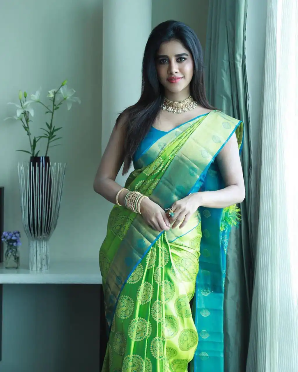 KP 4069 Green Soft Lichi Silk Cloth Saree Perfect for Wedding, Party, Family Gatherings, Sangeet, Festive Deal ₹1449. Delivery 4-6 Working Days | Sarees, Bollywood Sarees, Creative Sarees, Designer Sarees, Embroidered Sarees, Ethnic Saree, Modern Digital sarees, Party Wear Sarees