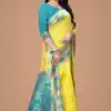 KP 4069 Yellow Soft Lichi Silk Cloth Saree Perfect for Wedding, Party, Family Gatherings, Sangeet, Festive Deal ₹1449. Delivery 4-6 Working Days | Sarees, Bollywood Sarees, Creative Sarees, Designer Sarees, Embroidered Sarees, Ethnic Saree, Modern Digital sarees, Party Wear Sarees