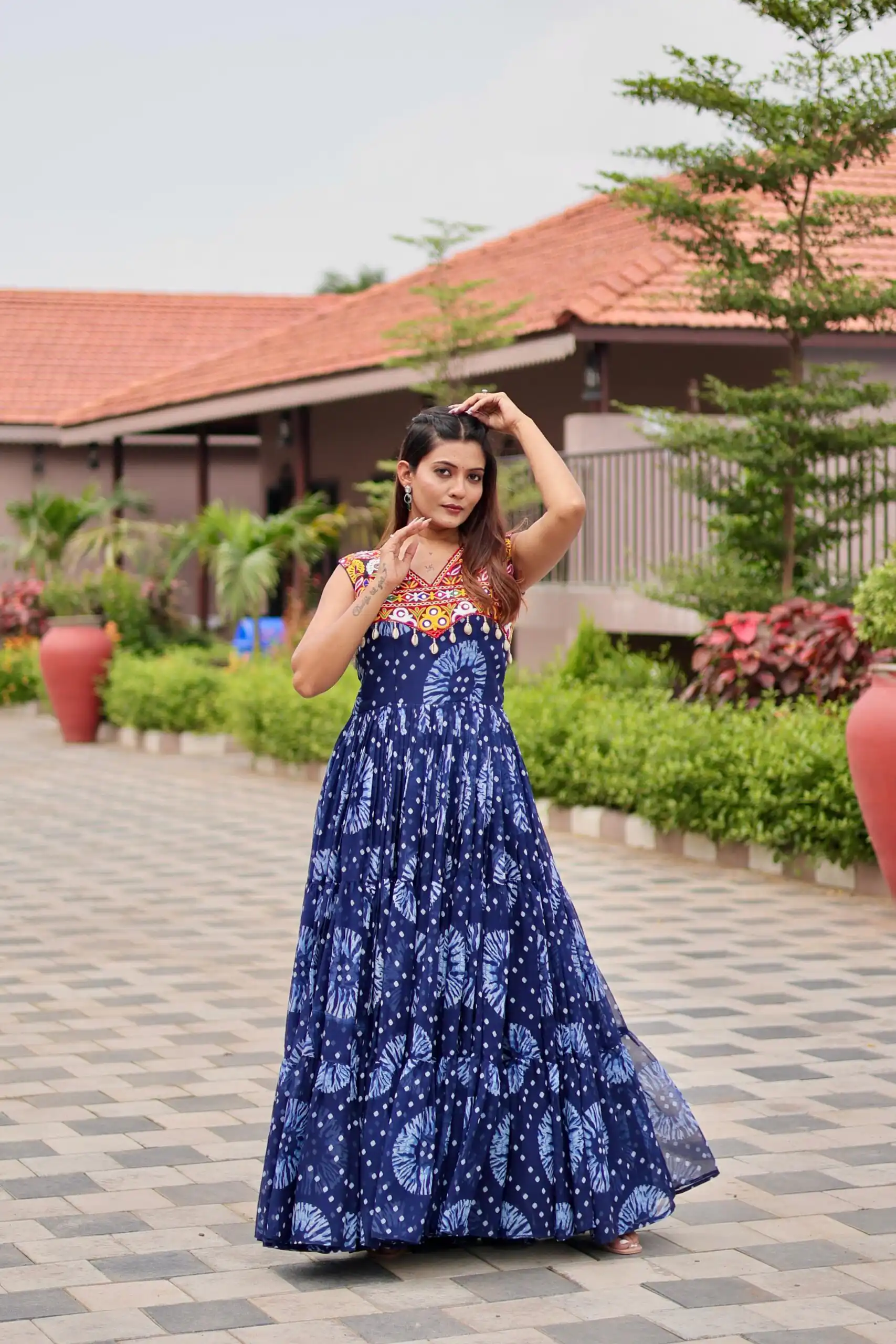 Ram 116 Blue Green Faux Georgette Mirror Work Gown Mirror Work Gown in Faux Georgette. Delivery 4-6 Working Days. Shop now. | Gowns, Bollywood Gowns, Creative Gowns, Designer Gowns, Embroidered Gowns, Party Wear Gowns