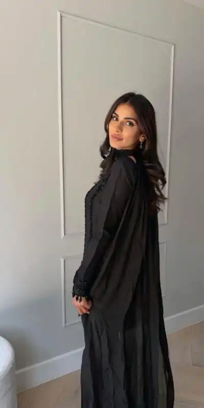 ST 1187 Black Rangoli Silk Perfect for Wedding, Party, Holi, Pooja, Anniversary – Salwar Suit. Get it for ₹2149. Delivery 4-6 Working Days. Shop now. | Jump Suits, Salwar suit, Designer Suits, Casual Suits, Creative suits, Palazzo Suits, Party Wear Suits, Patiala Suits, Straight Suits