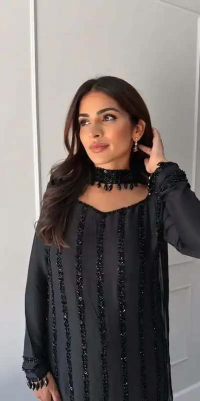 ST 1187 Black Rangoli Silk Perfect for Wedding, Party, Holi, Pooja, Anniversary – Salwar Suit. Get it for ₹2149. Delivery 4-6 Working Days. Shop now. | Jump Suits, Salwar suit, Designer Suits, Casual Suits, Creative suits, Palazzo Suits, Party Wear Suits, Patiala Suits, Straight Suits
