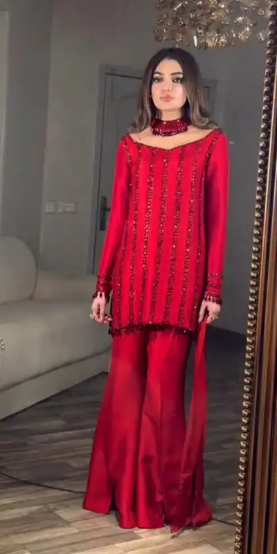 ST 1187 Red Rangoli Silk Perfect for Wedding, Party, Holi, Pooja, Anniversary – Salwar Suit. Get it for ₹2149. Delivery 4-6 Working Days. Shop now. | Jump Suits, Salwar suit, Designer Suits, Casual Suits, Creative suits, Palazzo Suits, Party Wear Suits, Patiala Suits, Straight Suits