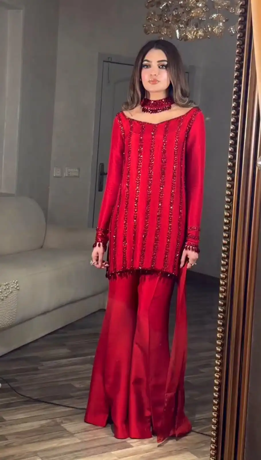 ST 1187 Red Rangoli Silk Perfect for Wedding, Party, Holi, Pooja, Anniversary – Salwar Suit. Get it for ₹2149. Delivery 4-6 Working Days. Shop now. | Jump Suits, Salwar suit, Designer Suits, Casual Suits, Creative suits, Palazzo Suits, Party Wear Suits, Patiala Suits, Straight Suits