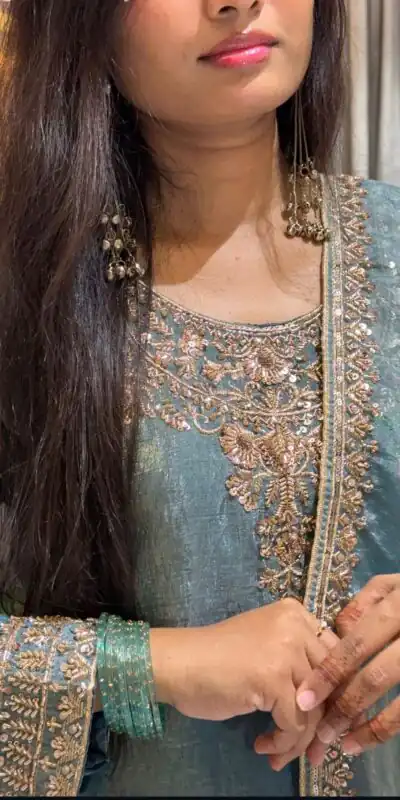 WW 1258 Sky Blue in Pure Zimmy Chu Silk Embroidery Work & Sequins Work Salwar Suit . Affordable Price ₹2099. Delivery 4-6 Working Days. Shop now. | Jump Suits, Salwar suit, Designer Suits, Casual Suits, Creative suits, Palazzo Suits, Party Wear Suits, Patiala Suits, Straight Suits