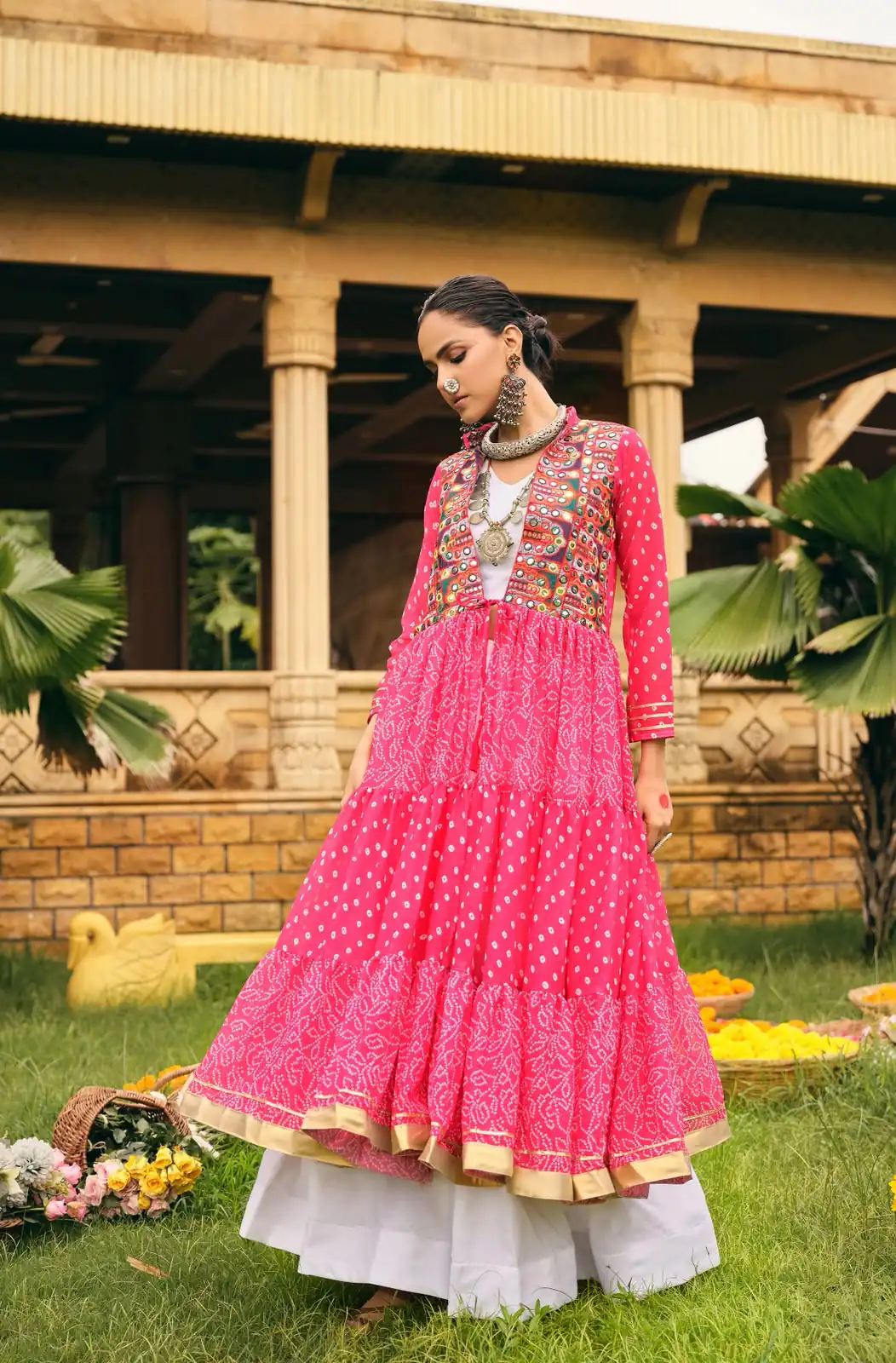 RR 17 Pink | Faux Georgette Lehenga Choli with Embroidery Work & Lace Work. Special Price ₹2149. Delivery 4-6 Working Days. Shop now. | Lehenga, Bollywood Lehenga, Creative Lehenga, Designer Lehenga, Embroidered Lehenga, Party Wear Lehenga