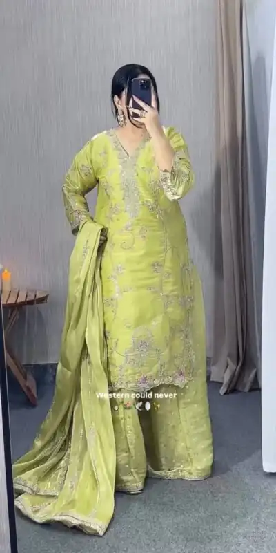 VLM 342 Pista Color Zimmy Silk Salwar Suit with Embroidery Work. Affordable Price ₹2149. Delivery 4-6 Working Days. Shop now. | Jump Suits, Salwar suit, Designer Suits, Casual Suits, Creative suits, Palazzo Suits, Party Wear Suits, Patiala Suits, Straight Suits