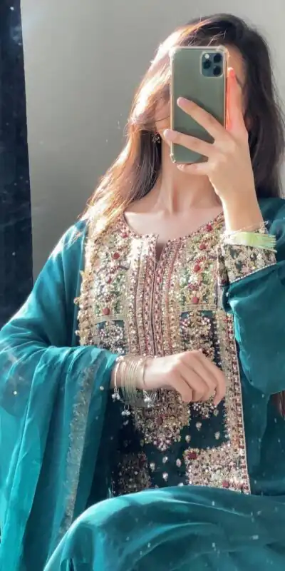 ZC 8021 Teal Fox Georgette Salwar Suit with Embroidery Work & Sequins Work. Exclusive Offer ₹2099. Delivery 4-6 Working Days. Shop now. | Jump Suits, Salwar suit, Designer Suits, Casual Suits, Creative suits, Palazzo Suits, Party Wear Suits, Patiala Suits, Straight Suits