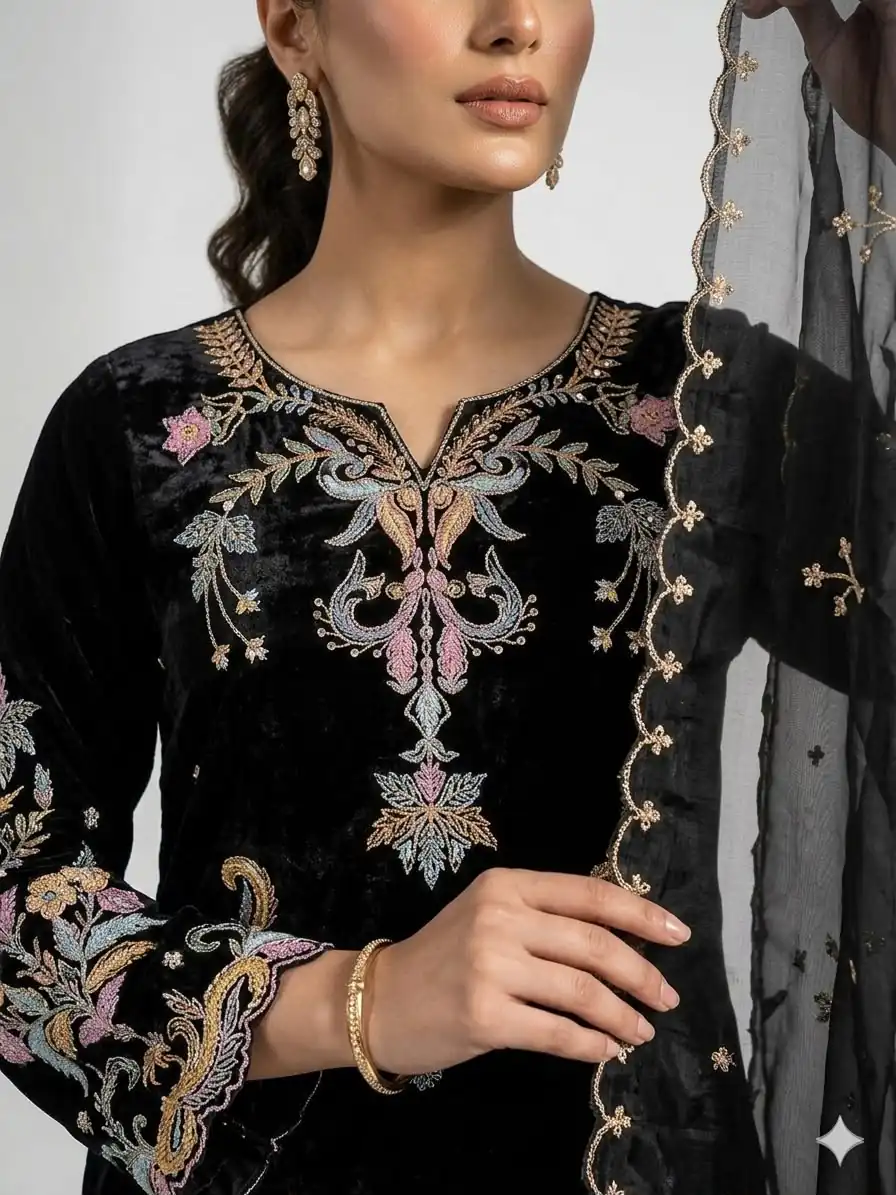 LG 2124 Black Color Roman Silk Salwar Suit with Embroidery Work. Available at ₹2149 only. Delivery 4-6 Working Days. Shop now. | Jump Suits, Salwar suit, Designer Suits, Casual Suits, Creative suits, Palazzo Suits, Party Wear Suits, Patiala Suits, Straight Suits