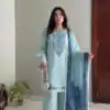 AD 233 Blue in White Satin Rayon Digital Print & Embroidery Work Salwar Suit . Festive Deal ₹2449. Delivery 4-6 Working Days. Shop now. | Jump Suits, Salwar suit, Designer Suits, Casual Suits, Creative suits, Palazzo Suits, Party Wear Suits, Patiala Suits, Straight Suits