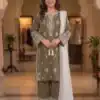 BE 465 Brown in Faux Georgette Mirror Embroidery Work Salwar Suit . Best Price ₹1999. Delivery 4-6 Working Days. Shop now. | Jump Suits, Salwar suit, Designer Suits, Casual Suits, Creative suits, Palazzo Suits, Party Wear Suits, Patiala Suits, Straight Suits