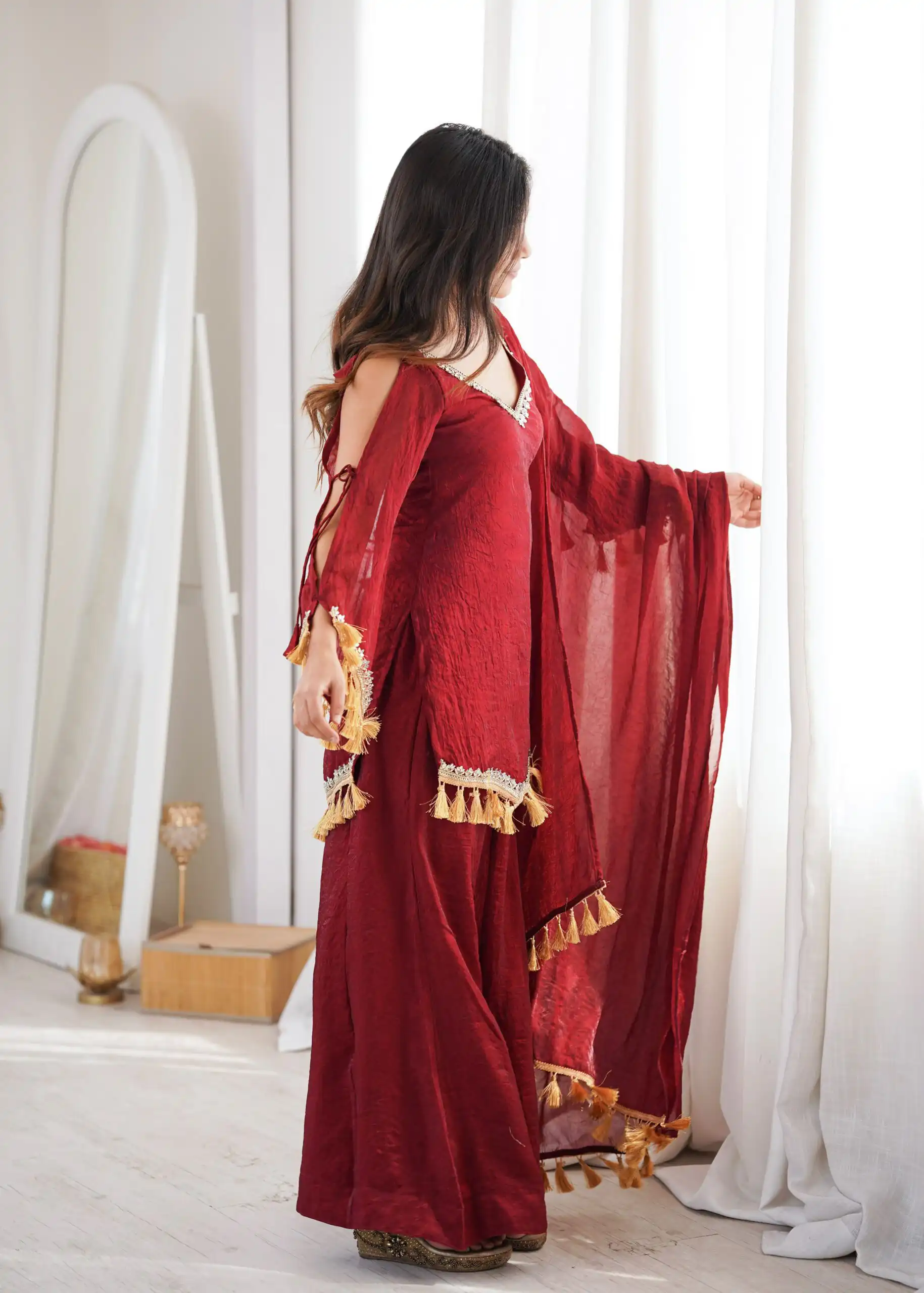 SRK 5357 Maroon Doremon Crush Salwar Suit Perfect for Wedding, Party, Traditional Day, Baisakhi, Karwa Chauth – . Exclusive Offer ₹2099. Delive | Jump Suits, Salwar suit, Designer Suits, Casual Suits, Creative suits, Palazzo Suits, Party Wear Suits, Patiala Suits, Straight Suits