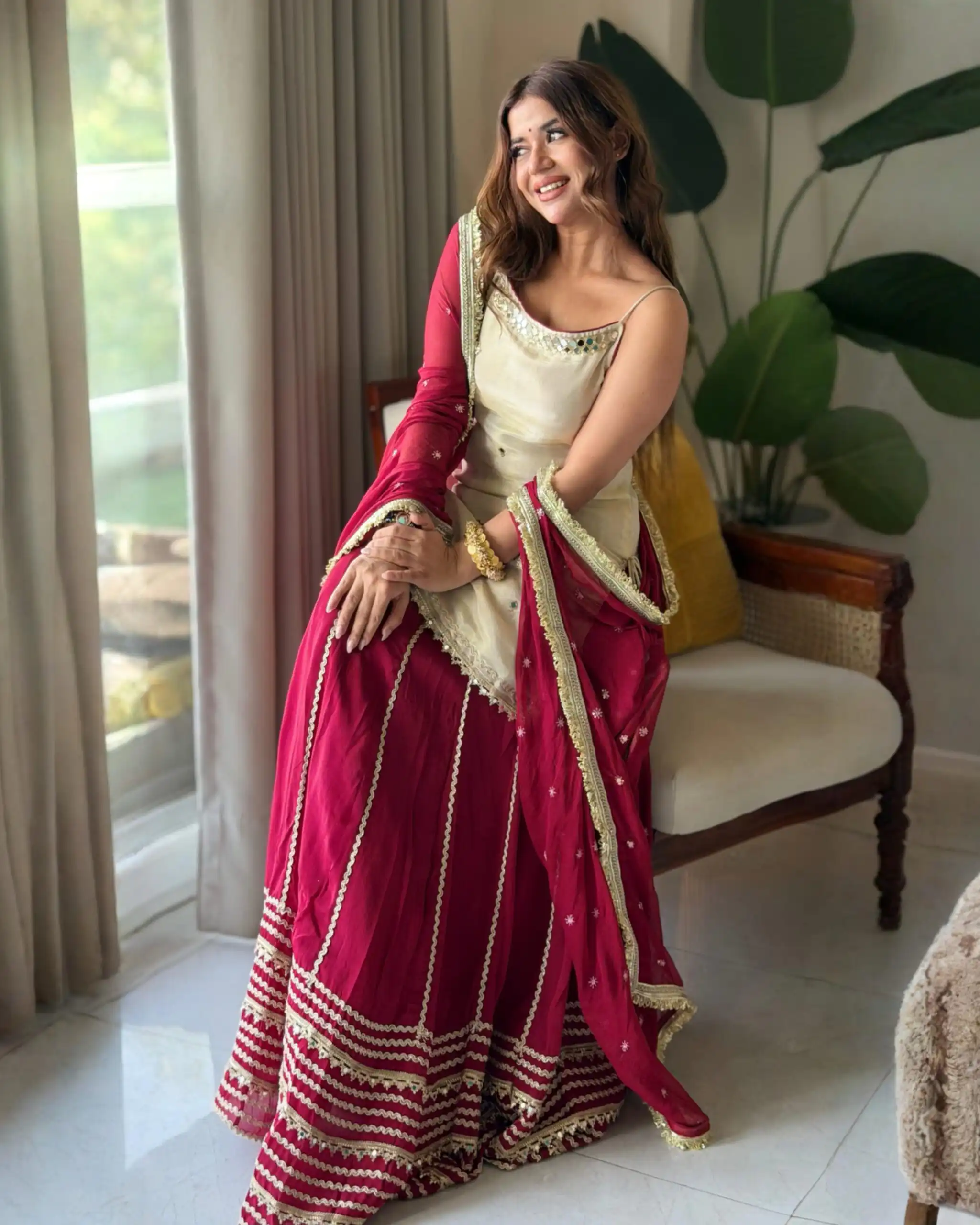 SRK 5344 Maroon Pretty Pista Fendy Silk Real Mirror Work Lehenga Choli Lehenga Choli Wedding, Party 2449/- Price ,Delivery 4-6 Working Days. Shop now | Lehenga, Bollywood Lehenga, Creative Lehenga, Designer Lehenga, Embroidered Lehenga, Party Wear Lehenga