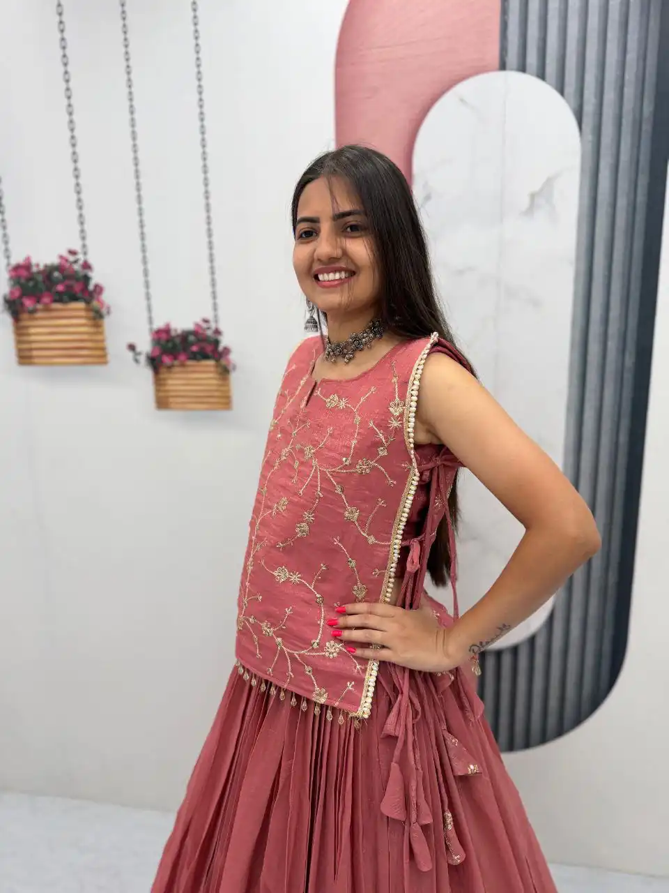 PC 569 Peach Color Crunchy Silk With Sequins Work Lehenga Choli . Special Price ₹2449. Delivery 4-6 Working Days. Shop now. | Lehenga, Bollywood Lehenga, Creative Lehenga, Designer Lehenga, Embroidered Lehenga, Party Wear Lehenga