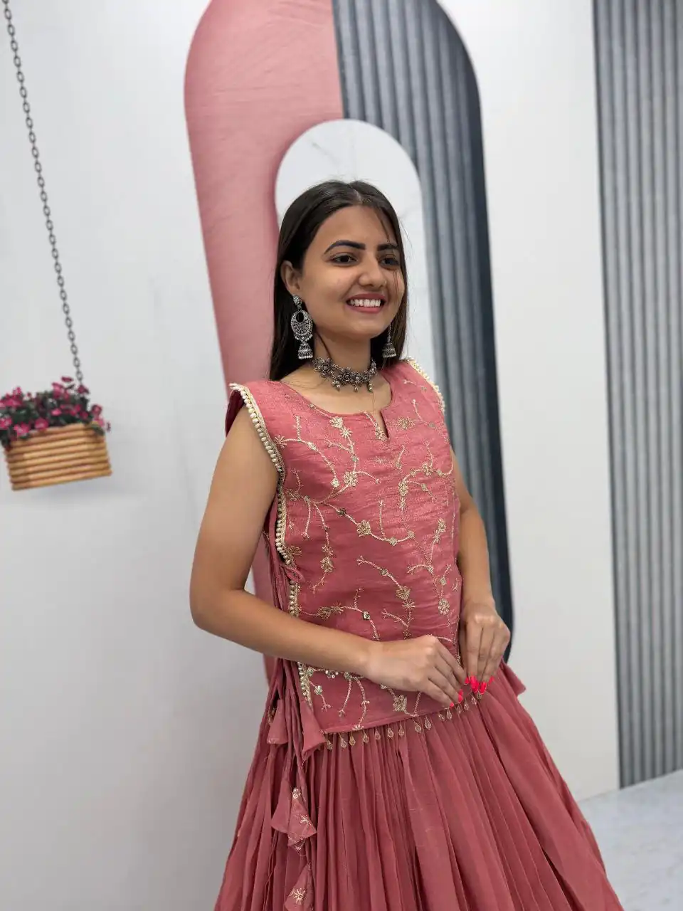 PC 569 Peach Color Crunchy Silk With Sequins Work Lehenga Choli . Special Price ₹2449. Delivery 4-6 Working Days. Shop now. | Lehenga, Bollywood Lehenga, Creative Lehenga, Designer Lehenga, Embroidered Lehenga, Party Wear Lehenga