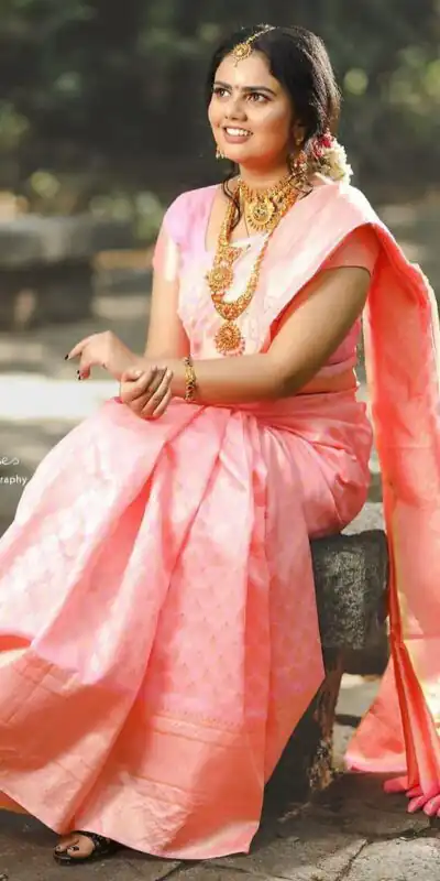 KPR 061 peach Soft Lichi Silk Saree with Lace Work & Lace Border. Introductory Price ₹1349. Delivery 4-6 Working Days. Shop now. | Sarees, Bollywood Sarees, Creative Sarees, Designer Sarees, Embroidered Sarees, Ethnic Saree, Modern Digital sarees, Party Wear Sarees