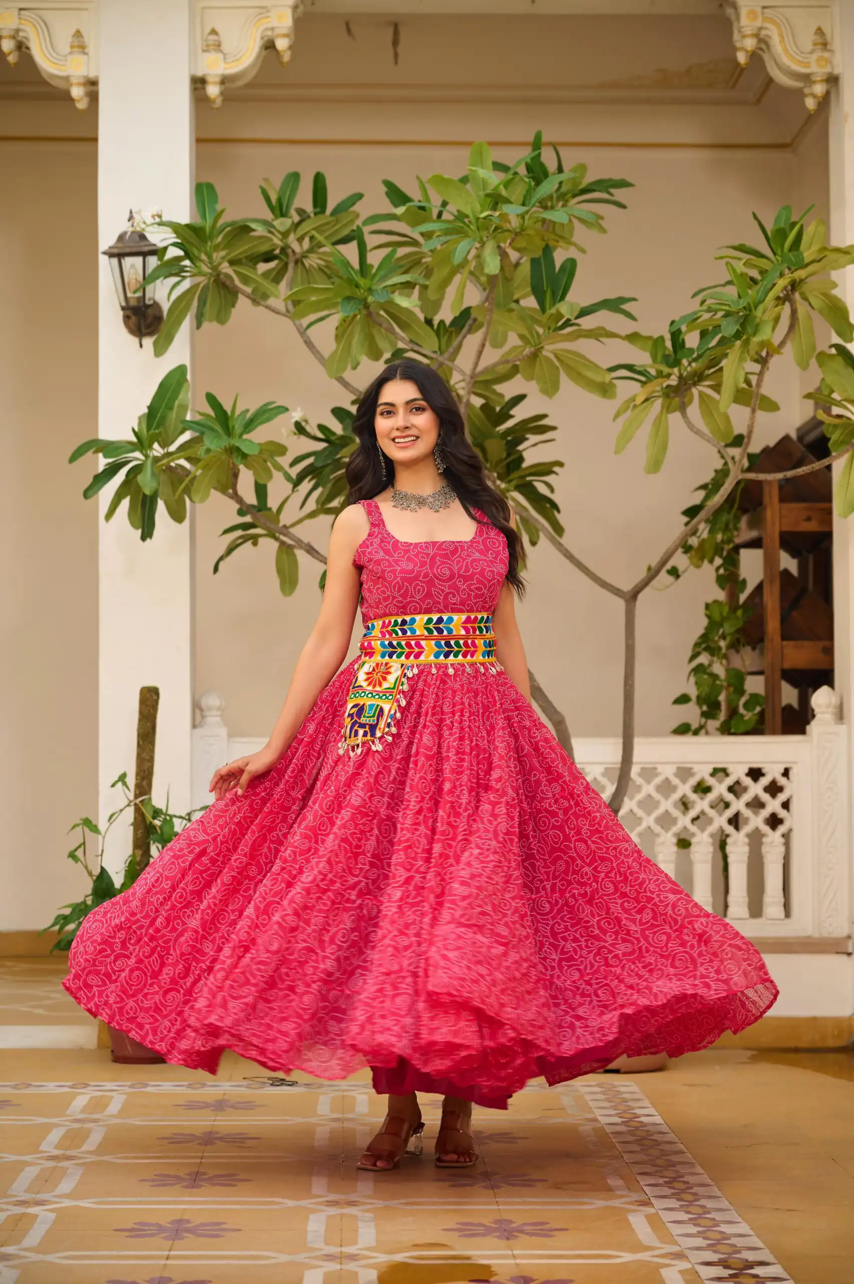 Ram 110 Pink Pretty Red Faux Georgette Mirror Gamathi Work Gown . Wedding, Party, Festive Get it for ₹2049. Delivery 4-6 Working Days. Shop now. | Gowns, Bollywood Gowns, Creative Gowns, Designer Gowns, Embroidered Gowns, Party Wear Gowns