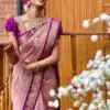 KP 6092 Pink Soft Lichi Silk Cloth Saree Perfect for Wedding, Party, Family Gatherings, Sangeet, Festive Deal ₹1449. Delivery 4-6 Working Days | Sarees, Bollywood Sarees, Creative Sarees, Designer Sarees, Embroidered Sarees, Ethnic Saree, Modern Digital sarees, Party Wear Sarees