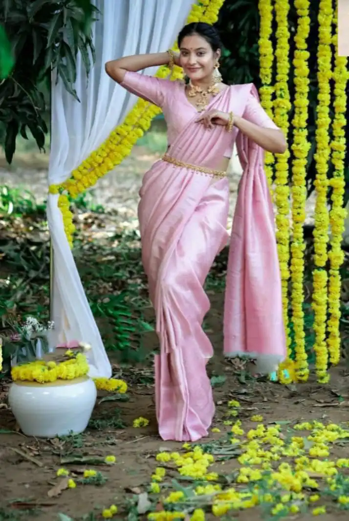 KP 2098 Pink Soft Lichi Silk Cloth Saree Perfect for Wedding, Party, Family Gatherings, Sangeet, Ethnic Day – . Festive Deal ₹1349. Delivery 4-6 Workin | Sarees, Bollywood Sarees, Creative Sarees, Designer Sarees, Embroidered Sarees, Ethnic Saree, Modern Digital sarees, Party Wear Sarees