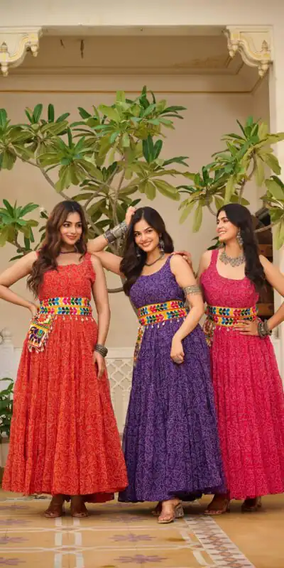 Ram 110 Purple Pretty Red Faux Georgette Mirror Gamathi Work Gown . Wedding, Party, Festive Get it for ₹2049. Delivery 4-6 Working Days. Shop now. | Gowns, Bollywood Gowns, Creative Gowns, Designer Gowns, Embroidered Gowns, Party Wear Gowns