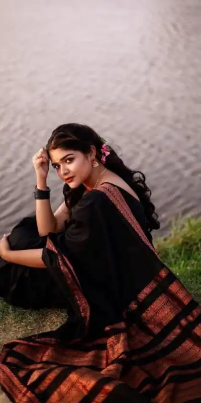 KPR 159 Black Soft Lichi Silk Cloth Saree Perfect for Wedding, Party, Family Gatherings, Sangeet, Ethnic Day – . Festive Deal ₹1349. Delivery 4-6 Workin | Sarees, Bollywood Sarees, Creative Sarees, Designer Sarees, Embroidered Sarees, Ethnic Saree, Modern Digital sarees, Party Wear Sarees