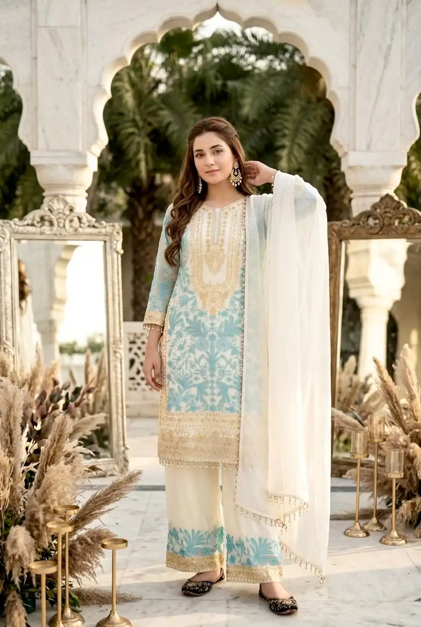 KF 1729 Blue Diamond Georgette Salwar Suit with Sequins Work & Embroidery Work. Introductory Price ₹2399. Delivery 4-6 Working Days. Shop now. | Jump Suits, Salwar suit, Designer Suits, Casual Suits, Creative suits, Palazzo Suits, Party Wear Suits, Patiala Suits, Straight Suits