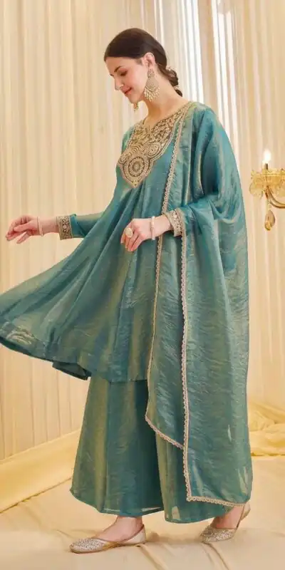 KF 1727 Blue Fandy Silk Salwar Suit Perfect for Wedding, Party, Family Gatherings, Onam, Engagement – . Affordable Price ₹1849. Delivery 4-6 Working Da | Jump Suits, Salwar suit, Designer Suits, Casual Suits, Creative suits, Palazzo Suits, Party Wear Suits, Patiala Suits, Straight Suits
