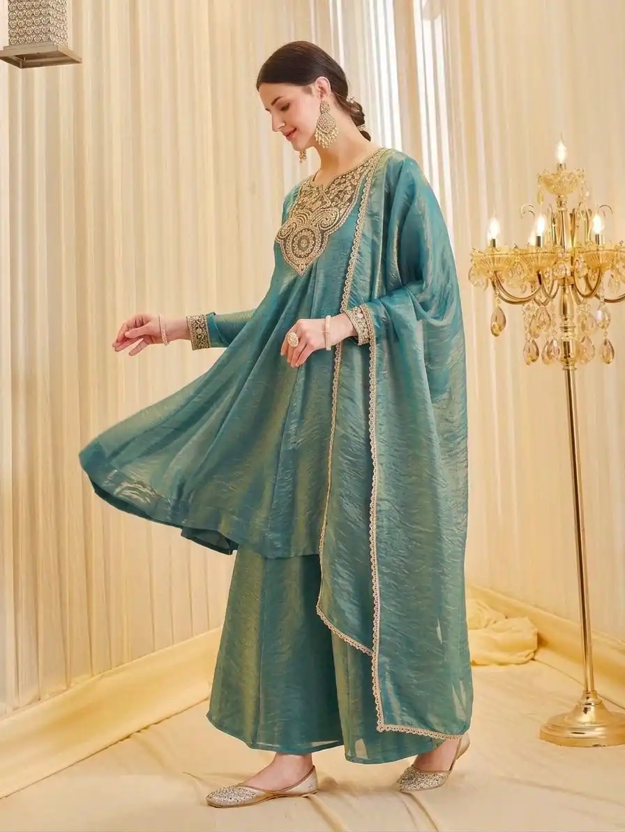KF 1727 Blue Fandy Silk Salwar Suit Perfect for Wedding, Party, Family Gatherings, Onam, Engagement – . Affordable Price ₹1849. Delivery 4-6 Working Da | Jump Suits, Salwar suit, Designer Suits, Casual Suits, Creative suits, Palazzo Suits, Party Wear Suits, Patiala Suits, Straight Suits