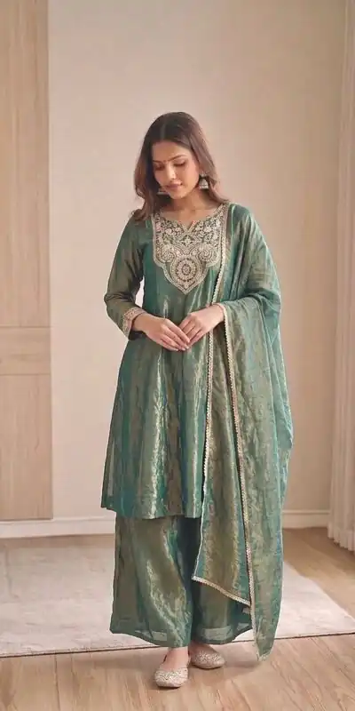 KF 1727 Blue Fandy Silk Salwar Suit Perfect for Wedding, Party, Family Gatherings, Onam, Engagement – . Affordable Price ₹1849. Delivery 4-6 Working Da | Jump Suits, Salwar suit, Designer Suits, Casual Suits, Creative suits, Palazzo Suits, Party Wear Suits, Patiala Suits, Straight Suits