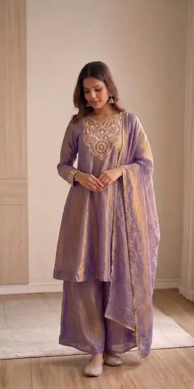 KF 1727 Lavender Fandy Silk Salwar Suit Perfect for Wedding, Party, Family Gatherings, Onam, Engagement – . Affordable Price ₹1849. Delivery 4-6 Working Da | Jump Suits, Salwar suit, Designer Suits, Casual Suits, Creative suits, Palazzo Suits, Party Wear Suits, Patiala Suits, Straight Suits