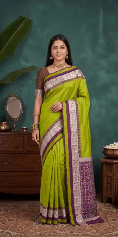 MB 261 Mehandi | Purple Soft Crafted Saree with Moti Work & Zari Work. Now at just ₹1999. Delivery 4-6 Working Days. Shop now. | Sarees, Bollywood Sarees, Creative Sarees, Designer Sarees, Embroidered Sarees, Ethnic Saree, Modern Digital sarees, Party Wear Sarees