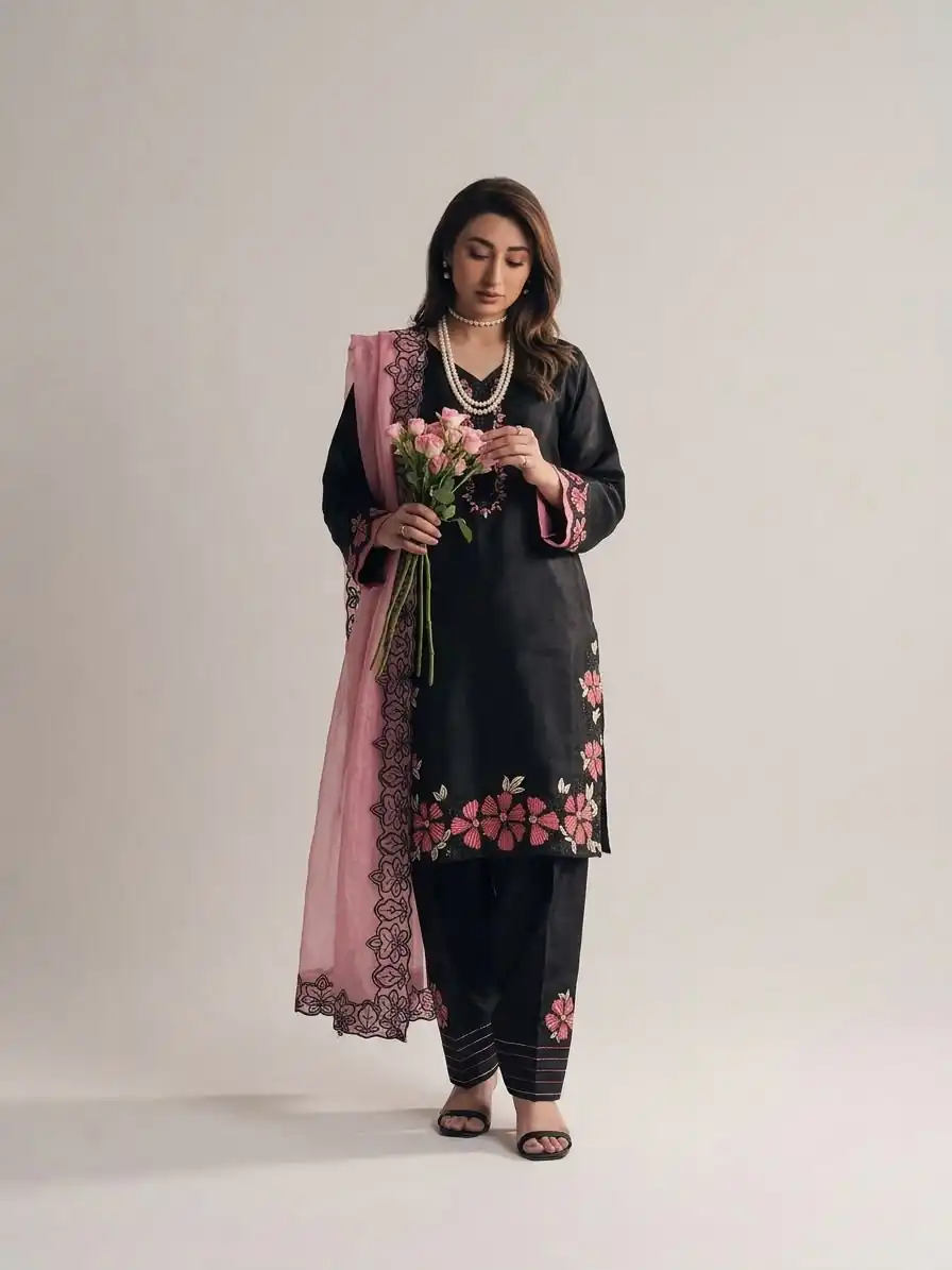 SR 1709 Pink Color Roman Silk Salwar Suit with Embroidery Work. Available at ₹2399 only. Delivery 4-6 Working Days. Shop now. | Jump Suits, Salwar suit, Designer Suits, Casual Suits, Creative suits, Palazzo Suits, Party Wear Suits, Patiala Suits, Straight Suits