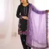 SR 1709 Purple Color Roman Silk Salwar Suit with Embroidery Work. Available at ₹2399 only. Delivery 4-6 Working Days. Shop now. | Jump Suits, Salwar suit, Designer Suits, Casual Suits, Creative suits, Palazzo Suits, Party Wear Suits, Patiala Suits, Straight Suits