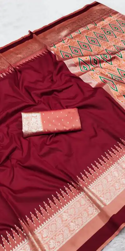 MB 261 Red | Color Soft Crafted Saree with Moti Work & Zari Work. Now at just ₹1999. Delivery 4-6 Working Days. Shop now. | Sarees, Bollywood Sarees, Creative Sarees, Designer Sarees, Embroidered Sarees, Ethnic Saree, Modern Digital sarees, Party Wear Sarees