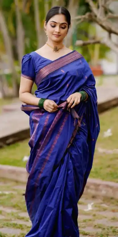 KPR 159 Royal Blue Soft Lichi Silk Cloth Saree Perfect for Wedding, Party, Family Gatherings, Sangeet, – . Festive Deal ₹1349. Delivery 4-6 Working Days | Sarees, Bollywood Sarees, Creative Sarees, Designer Sarees, Embroidered Sarees, Ethnic Saree, Modern Digital sarees, Party Wear Sarees