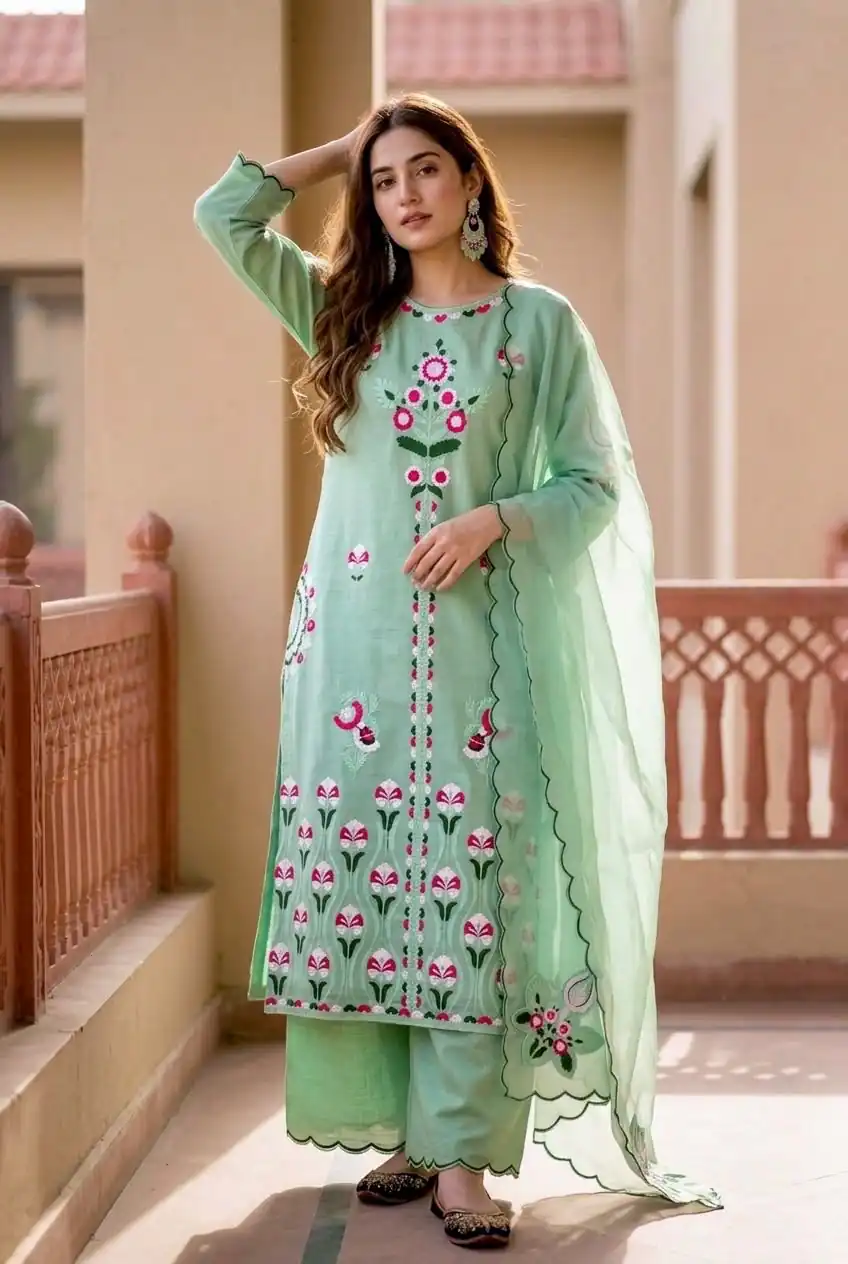 KF 1730 Sea Green Vertical Salwar Suit with Cut Work & Embroidery Work. Get it for ₹2099. Delivery 4-6 Working Days. Shop now. | Jump Suits, Salwar suit, Designer Suits, Casual Suits, Creative suits, Palazzo Suits, Party Wear Suits, Patiala Suits, Straight Suits