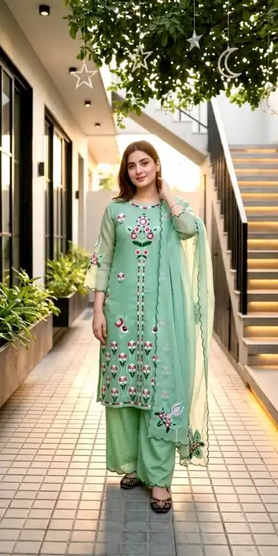 KF 1730 Sea Green Vertical Salwar Suit with Cut Work & Embroidery Work. Get it for ₹2099. Delivery 4-6 Working Days. Shop now. | Jump Suits, Salwar suit, Designer Suits, Casual Suits, Creative suits, Palazzo Suits, Party Wear Suits, Patiala Suits, Straight Suits