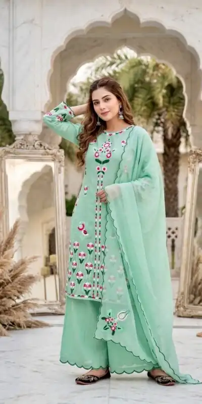 KF 1730 Sea Green Vertical Salwar Suit with Cut Work & Embroidery Work. Get it for ₹2099. Delivery 4-6 Working Days. Shop now. | Jump Suits, Salwar suit, Designer Suits, Casual Suits, Creative suits, Palazzo Suits, Party Wear Suits, Patiala Suits, Straight Suits