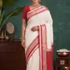 MB 261 White | Purple Soft Crafted Saree with Moti Work & Zari Work. Now at just ₹1999. Delivery 4-6 Working Days. Shop now. | Sarees, Bollywood Sarees, Creative Sarees, Designer Sarees, Embroidered Sarees, Ethnic Saree, Modern Digital sarees, Party Wear Sarees