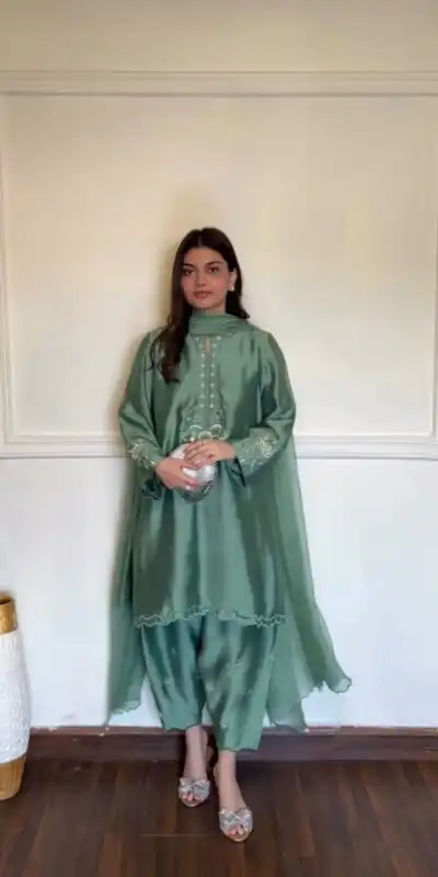 KD 1624 Pista American Silk Salwar Suit Perfect for Wedding, Party, Onam, Family Gatherings, Baisakhi – . Affordable Price ₹2049. Delivery 4-6 Working Days | Jump Suits, Salwar suit, Designer Suits, Casual Suits, Creative suits, Palazzo Suits, Party Wear Suits, Patiala Suits, Straight Suits