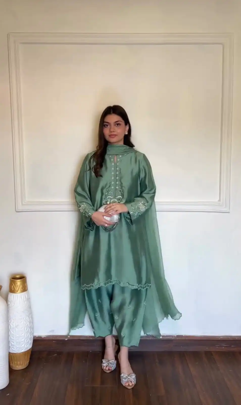KD 1624 Pista American Silk Salwar Suit Perfect for Wedding, Party, Onam, Family Gatherings, Baisakhi – . Affordable Price ₹2049. Delivery 4-6 Working Days | Jump Suits, Salwar suit, Designer Suits, Casual Suits, Creative suits, Palazzo Suits, Party Wear Suits, Patiala Suits, Straight Suits