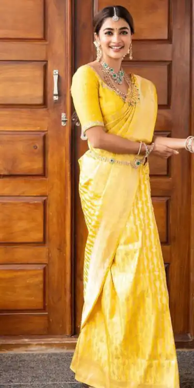 KPR 248 Yellow Soft Lichi Silk Saree with Lace Work & Lace Border. Introductory Price ₹1349. Delivery 4-6 Working Days. Shop now. | Sarees, Bollywood Sarees, Creative Sarees, Designer Sarees, Embroidered Sarees, Ethnic Saree, Modern Digital sarees, Party Wear Sarees